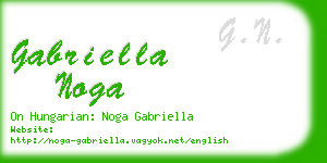 gabriella noga business card